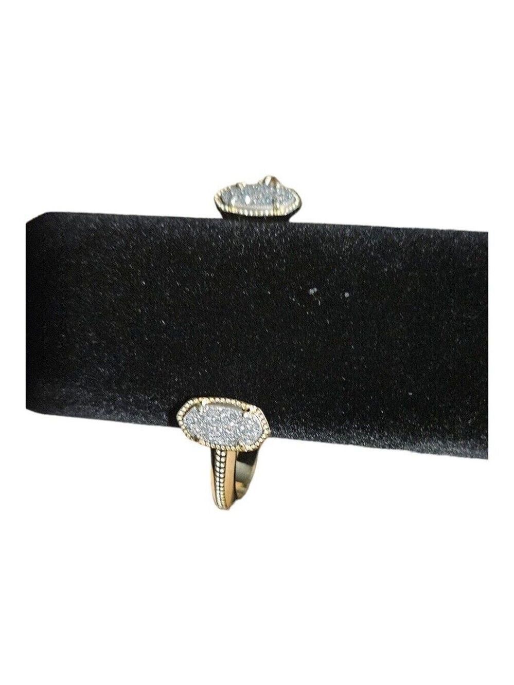 Kendra Scott Women Gold Pave Set Stones Halo Design Bracelet 8" - Picture 9 of 9